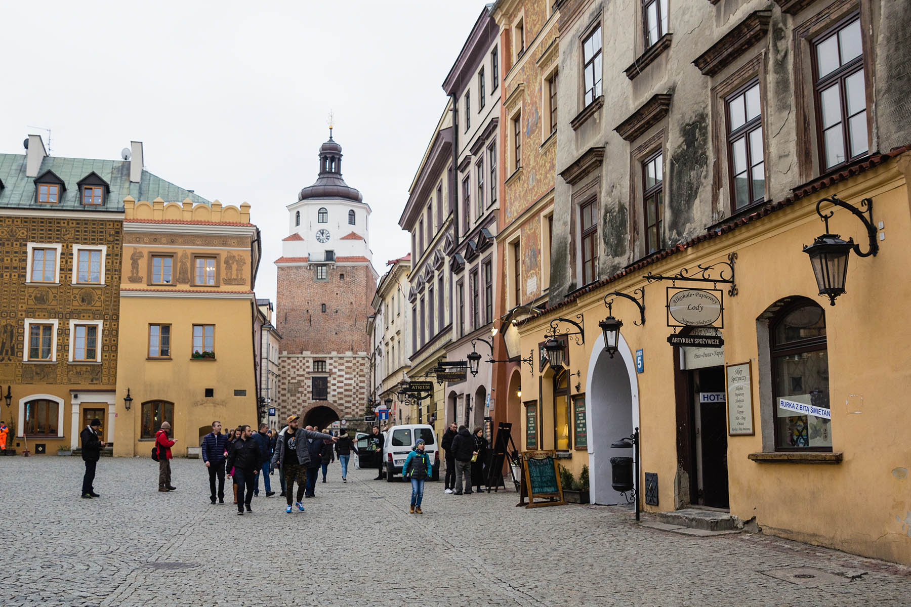 Streets of Lublin old town